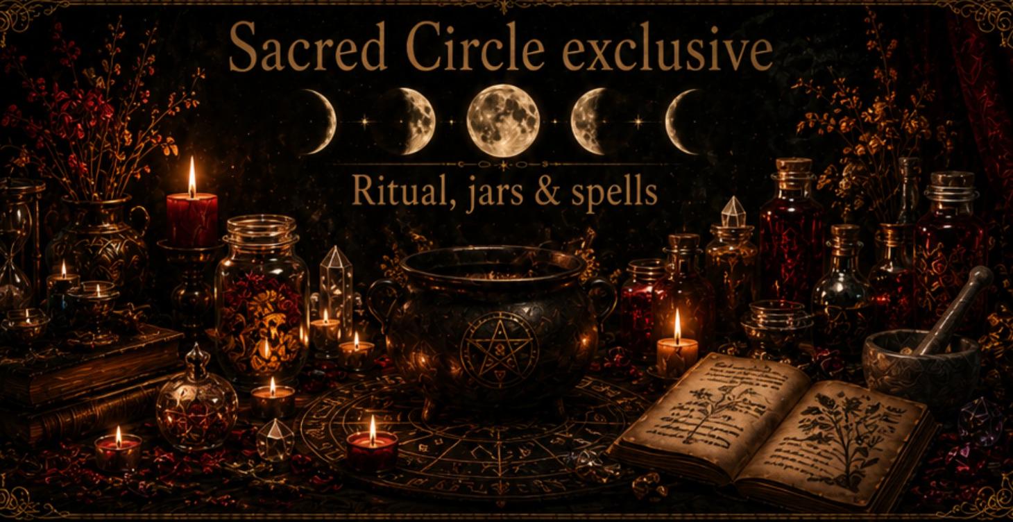 Sacred circle ritual jars & spells