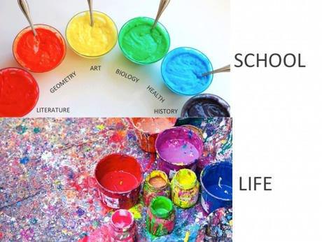 School vs Life