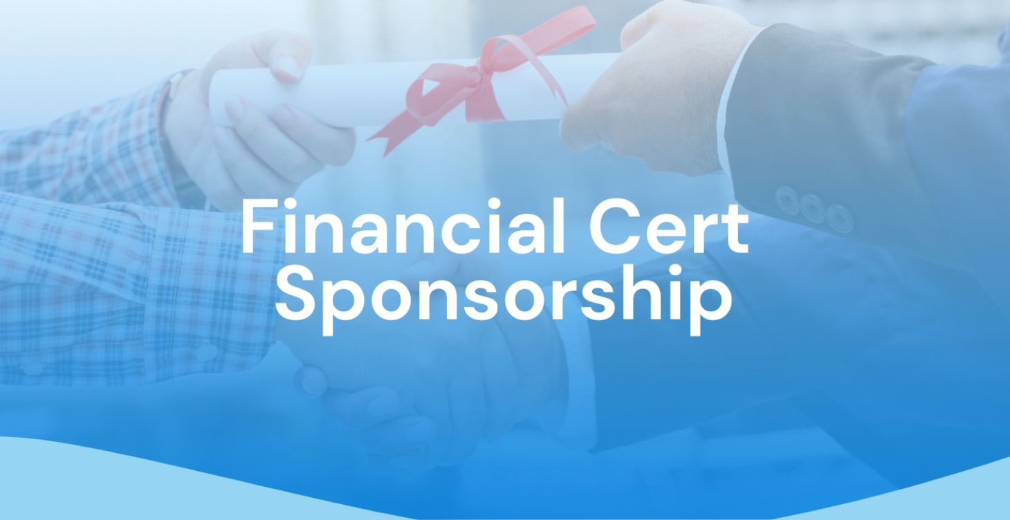 Financial Cert Sponsorship