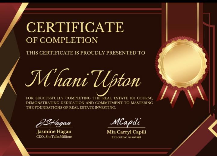 Key Lessons I Took from Real Estate 101