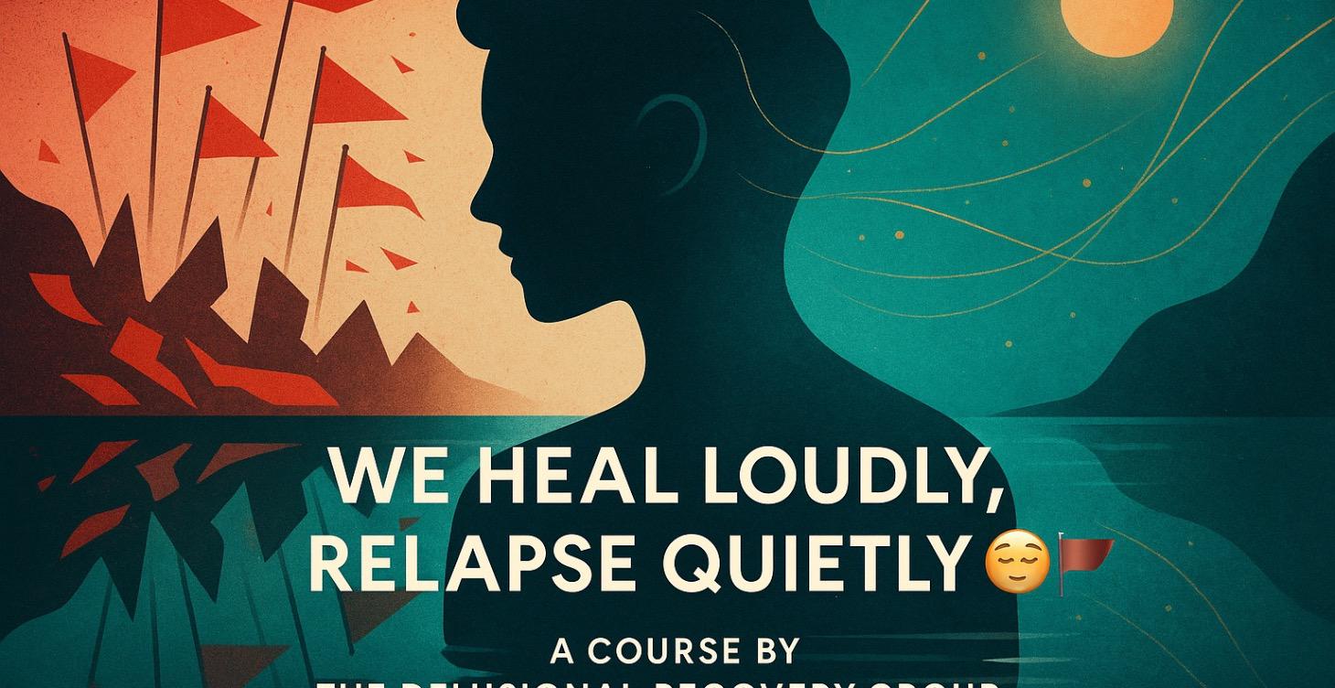 We Heal Loudly, Relapse Quietly 😌🚩