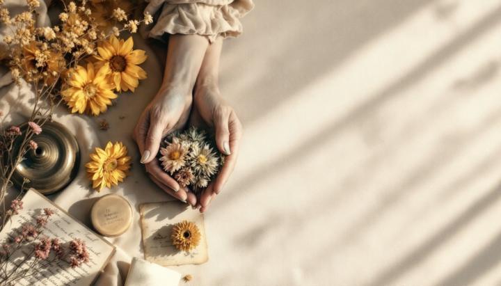 But look at the flowers in the field