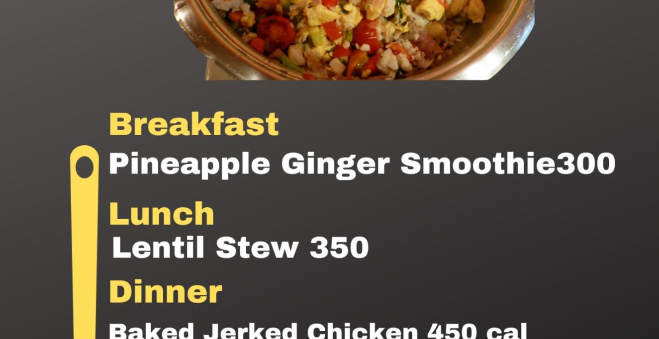 Module 2-7 -Day Caribbean Meal Plan