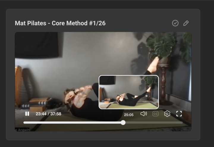 Mat Pilates - On Demand