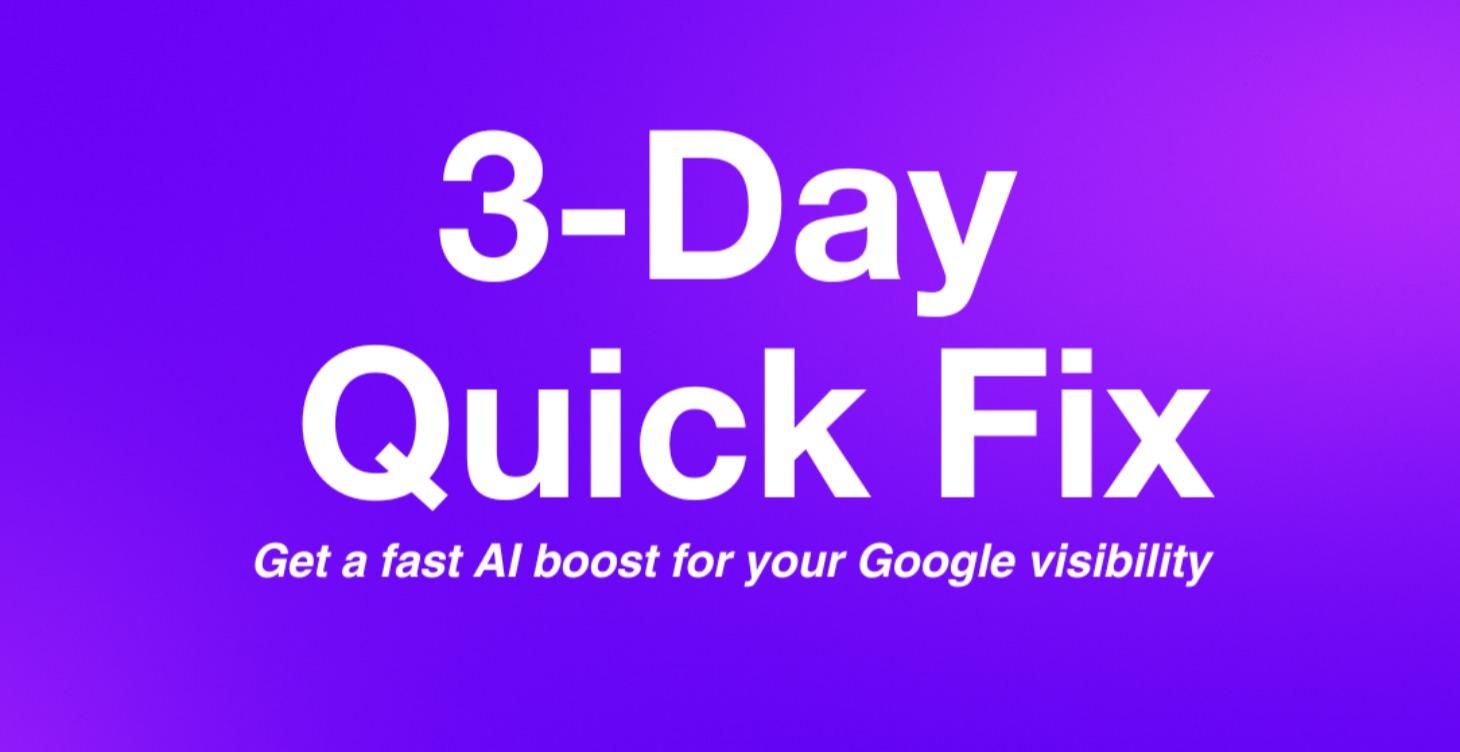 3-Day Quick Fix