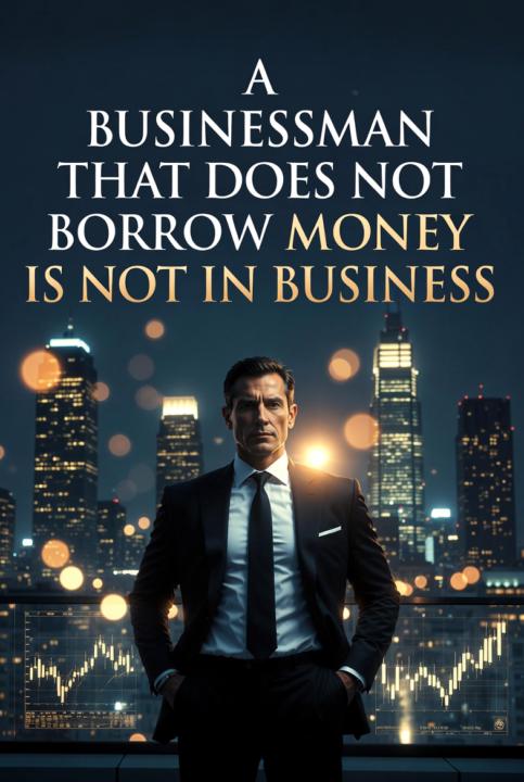A BUSINESSMAN THAT DOES NOT BORROW MONEY IS NOT IN BUSINESS.