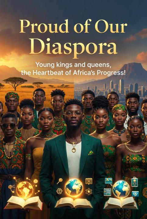 PROUD OF OUR DIASPORA- YOUNG KINGS AND QUEENS, THE HEARTBEAT OF AFRICA'S PROGRESS!