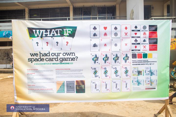 PART 2. What if we had our own spade card game? A Solo Exhibition by Mensah Ebenezer