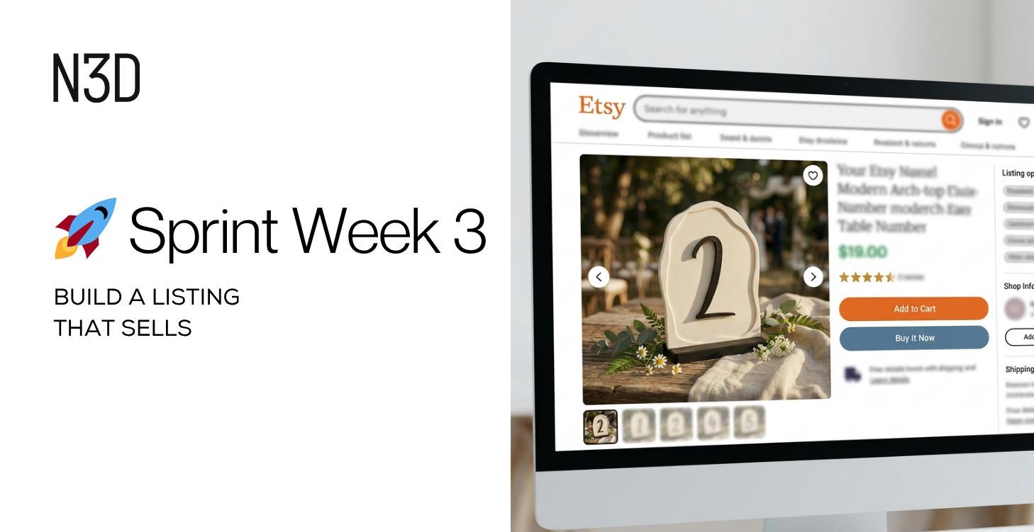 🚀 Week 3: Build a Listing That Sells