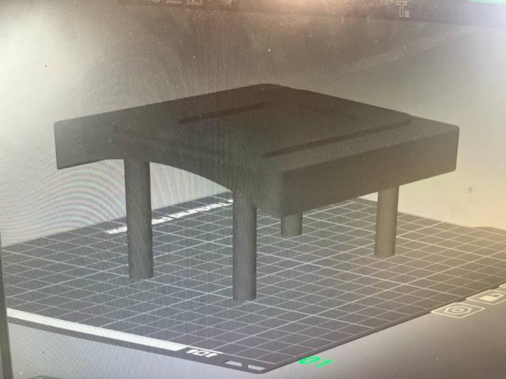 Support PETG Modell with Pla Support