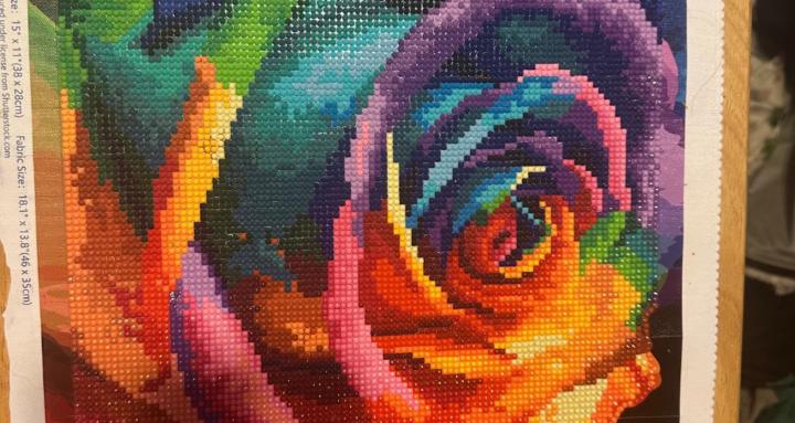 Diamond art and crotchet