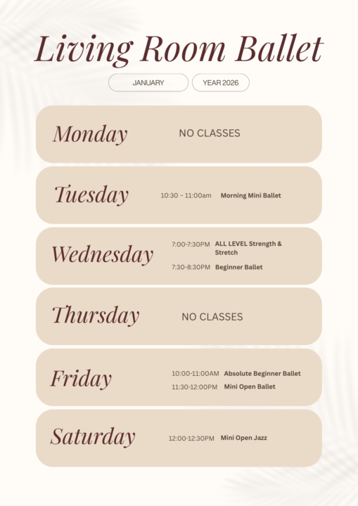 Class Schedule February 