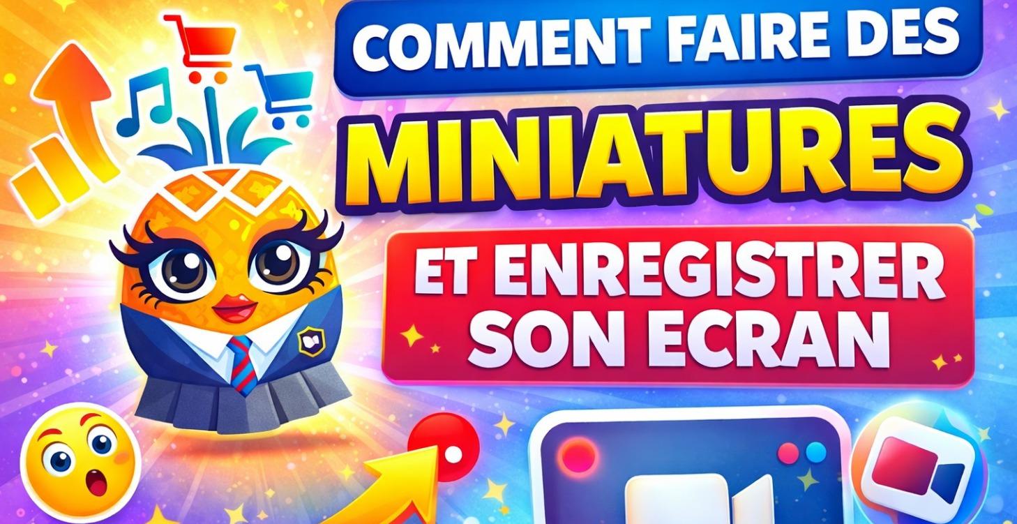 Créer des Miniatures PRO & Enregistrer Sans Écran