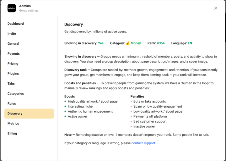 Discovery Ranking | Skool Feature Update