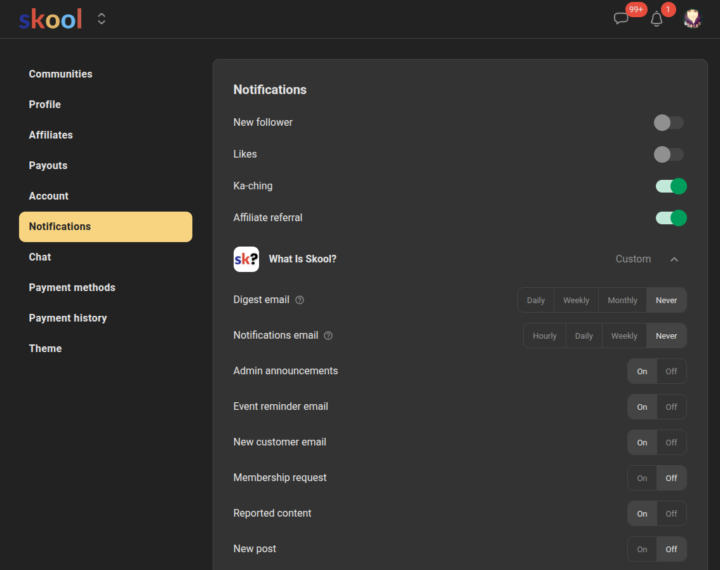 Skool Notifications Got An Update!