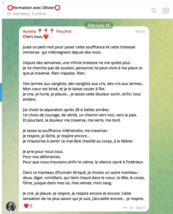 Partage de Aurélia
