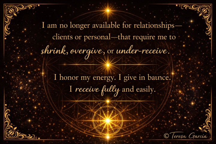 I am deeply rooted and grounded in myself. I am a Sovereign and Prosperous Being