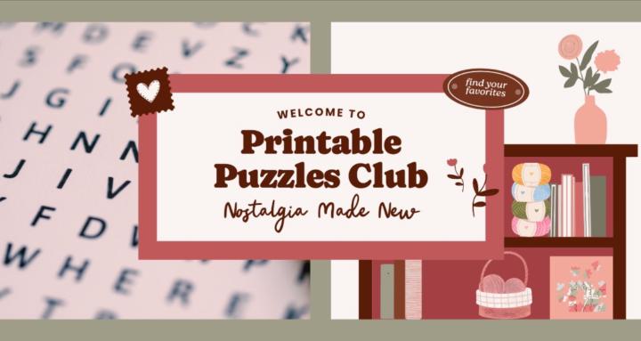 Printable Puzzles Club