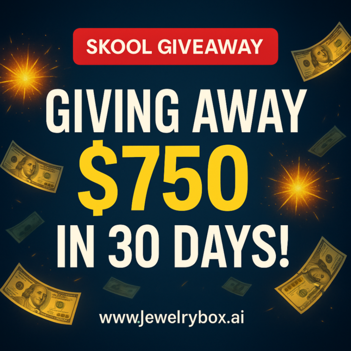 GIVING AWAY $750 IN 30 DAYS! 💥($250 to each of the top 3 leaders)