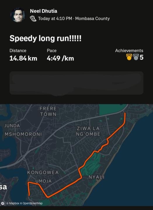 Speedy long run 