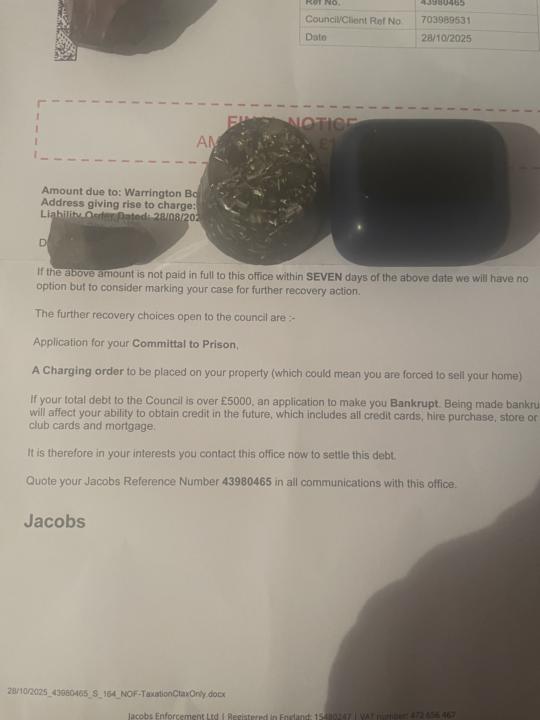 Jacob’s council tax