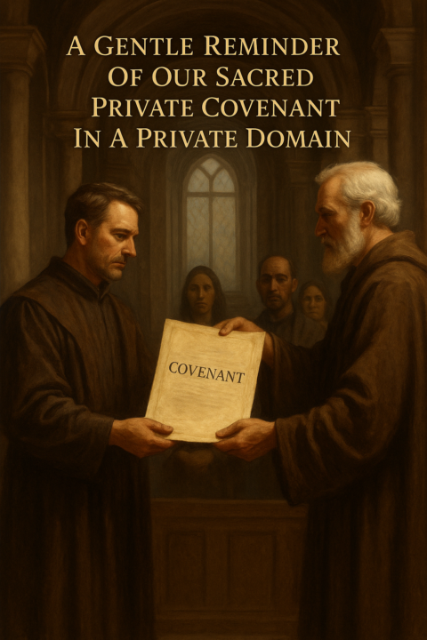 A Gentle Reminder of Our Sacred Private Domain