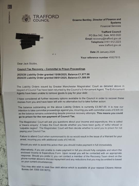 Commital threat & threatening language