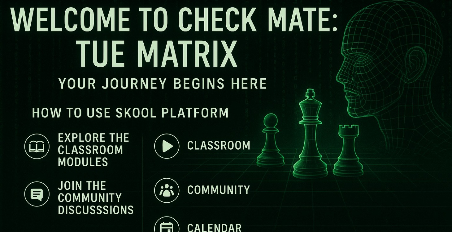 New Members Information on Checkmate & Skool