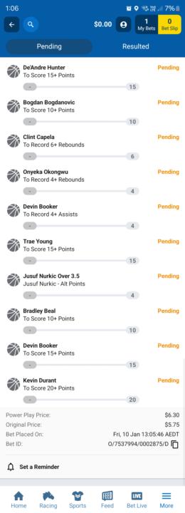 Parlay 9/1/25