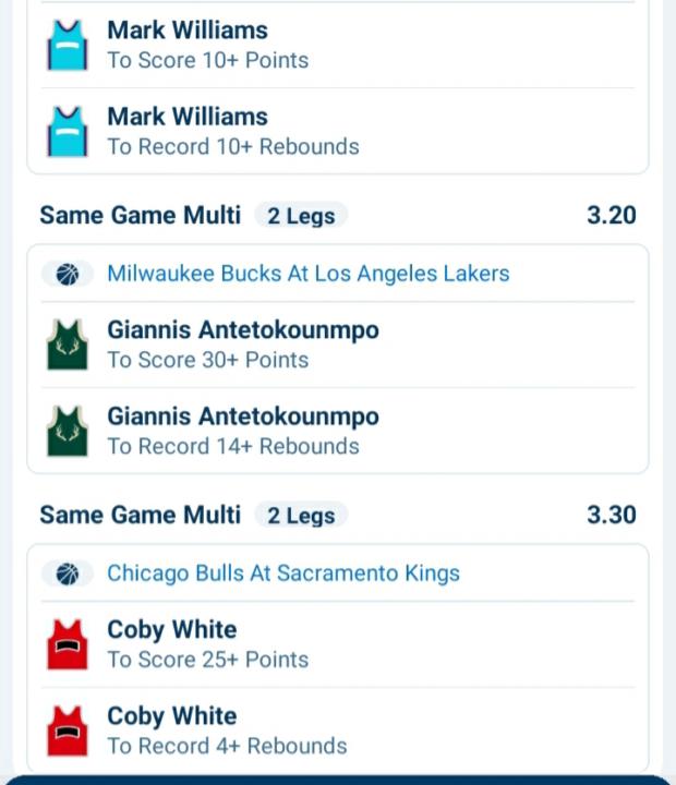 SB bet slip