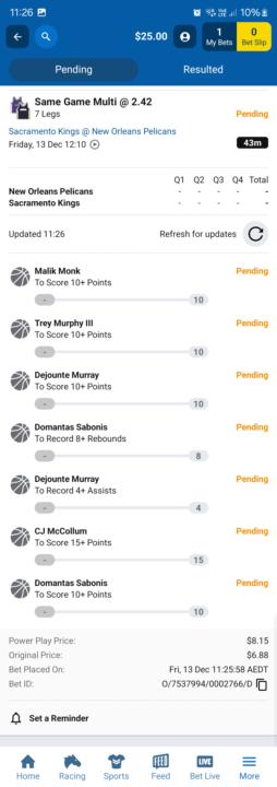 Parlay 1 12/12/24
