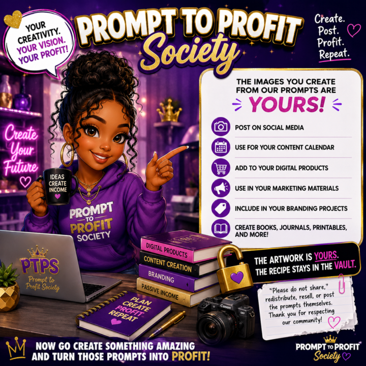 ✨ PROMPT TO PROFIT SOCIETY HOUSE RULES ✨