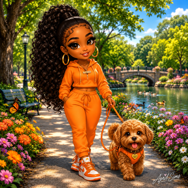 Prompt of the Day:  Chibi Park Walk