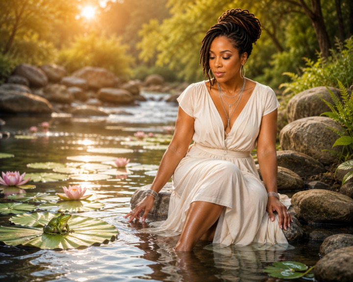 Peaceful and serene