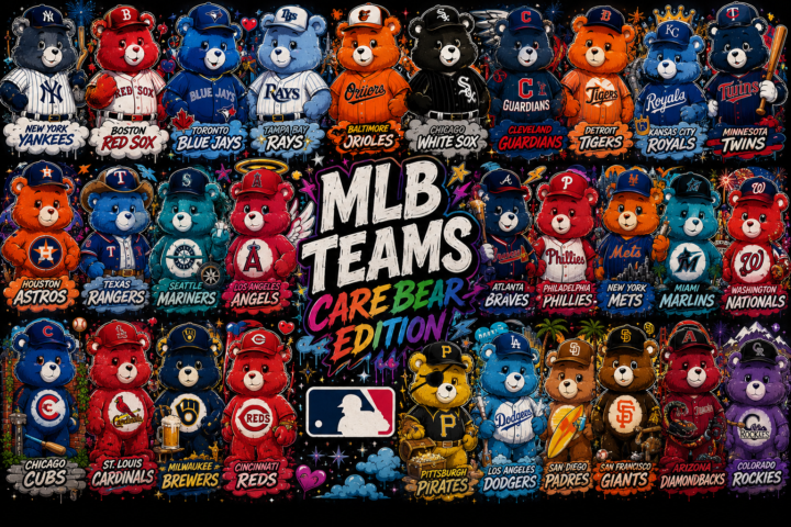 MLB Teams:  Carebear Edition Now Available