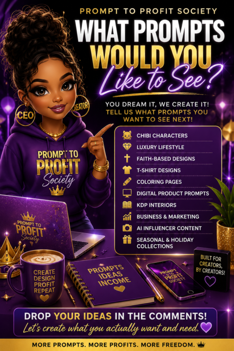 WHAT’S ON YOUR PROMPT WISHLIST? 