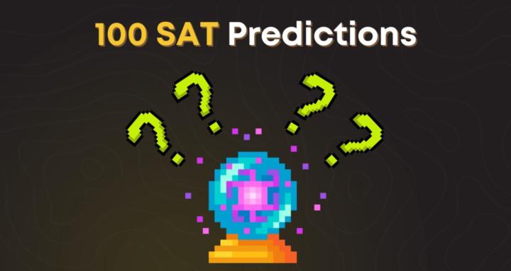 100 SAT Predictions
