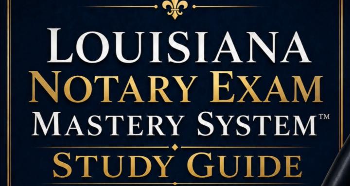 Louisiana Notary Exam System™