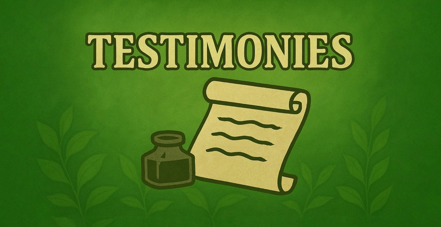 Testimonies