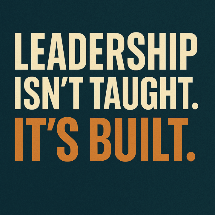 Leadership Isn’t Taught. It’s Built. Here’s What I Learned from the World’s Best.