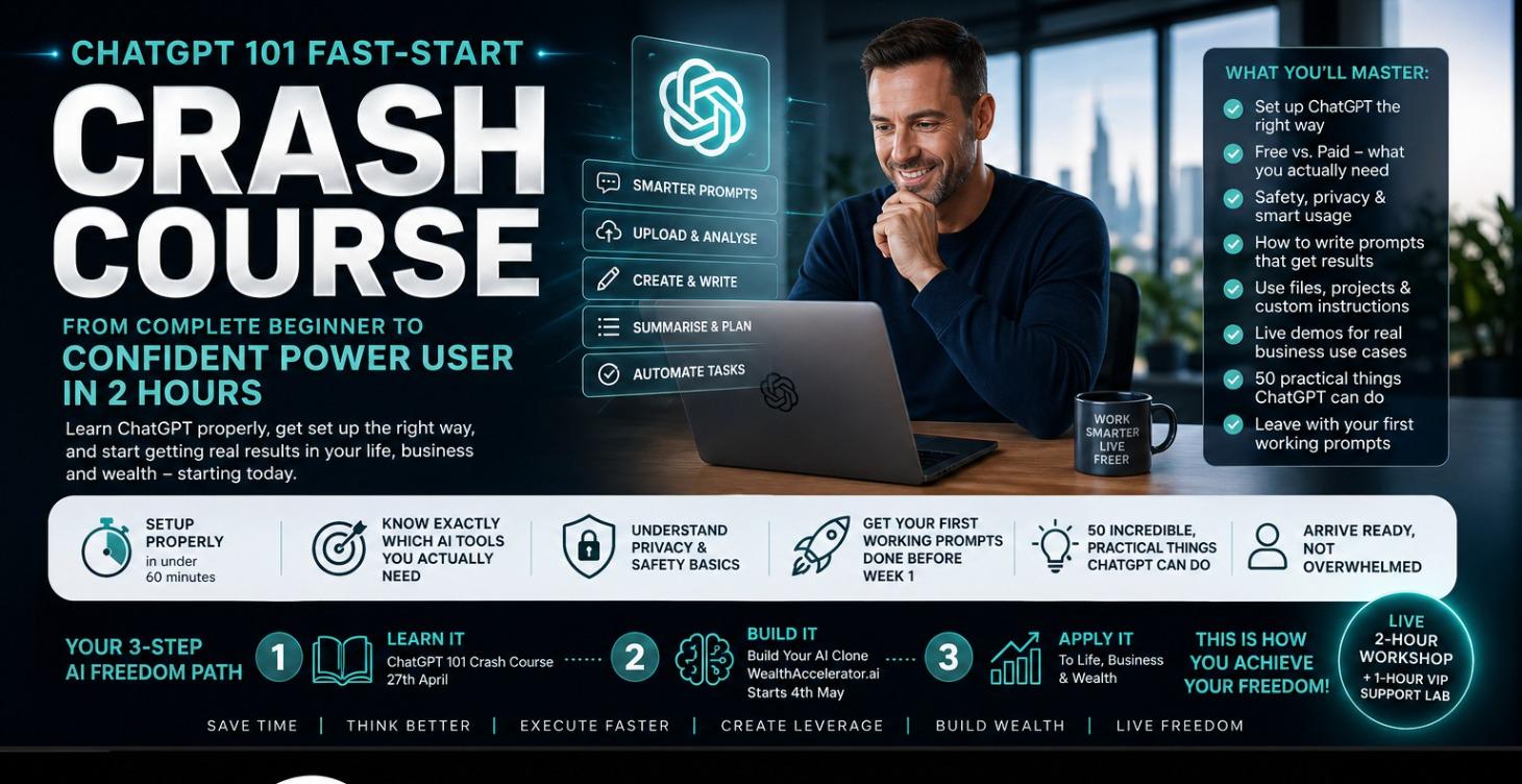 ChatGPT 101: Fast-Start Crash Course