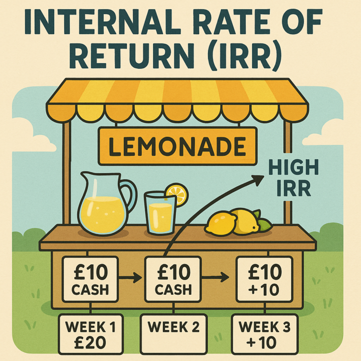 'IRR explained simply with basic analogies for kids, grandkids & newbies'