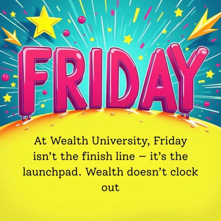 Friday is the launch pad!
