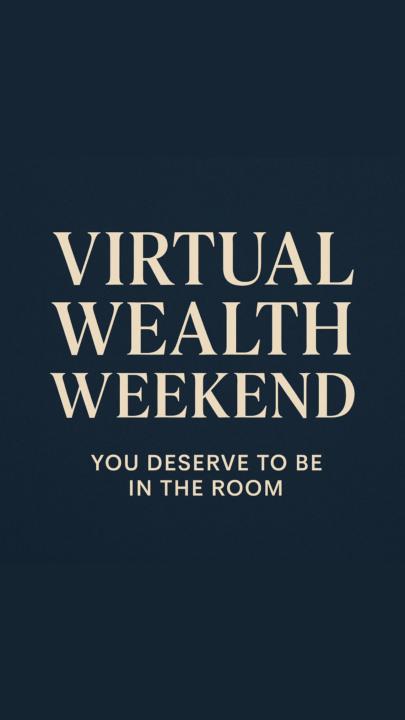 You deserve to be in the room - Yes, YOU!