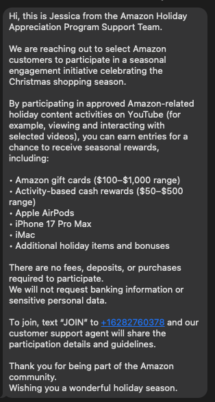 Is this a new scam or ligit