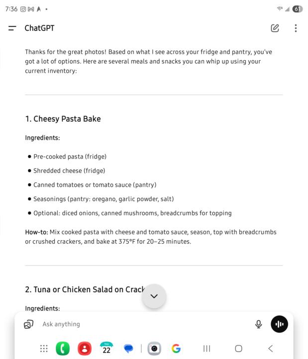 Next level meal planning. 