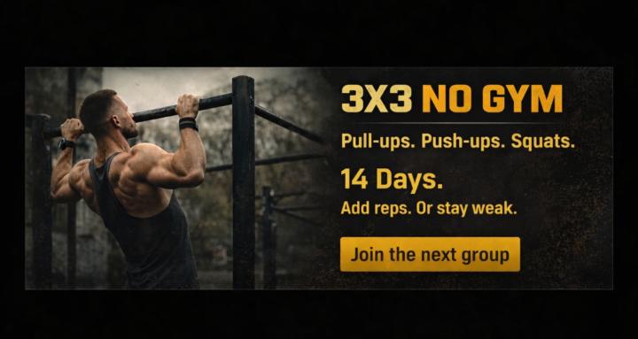 3x3 No Gym Protocol