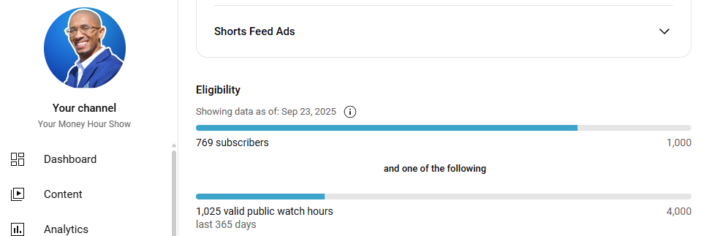 Subs + Watch Hours on the Move!