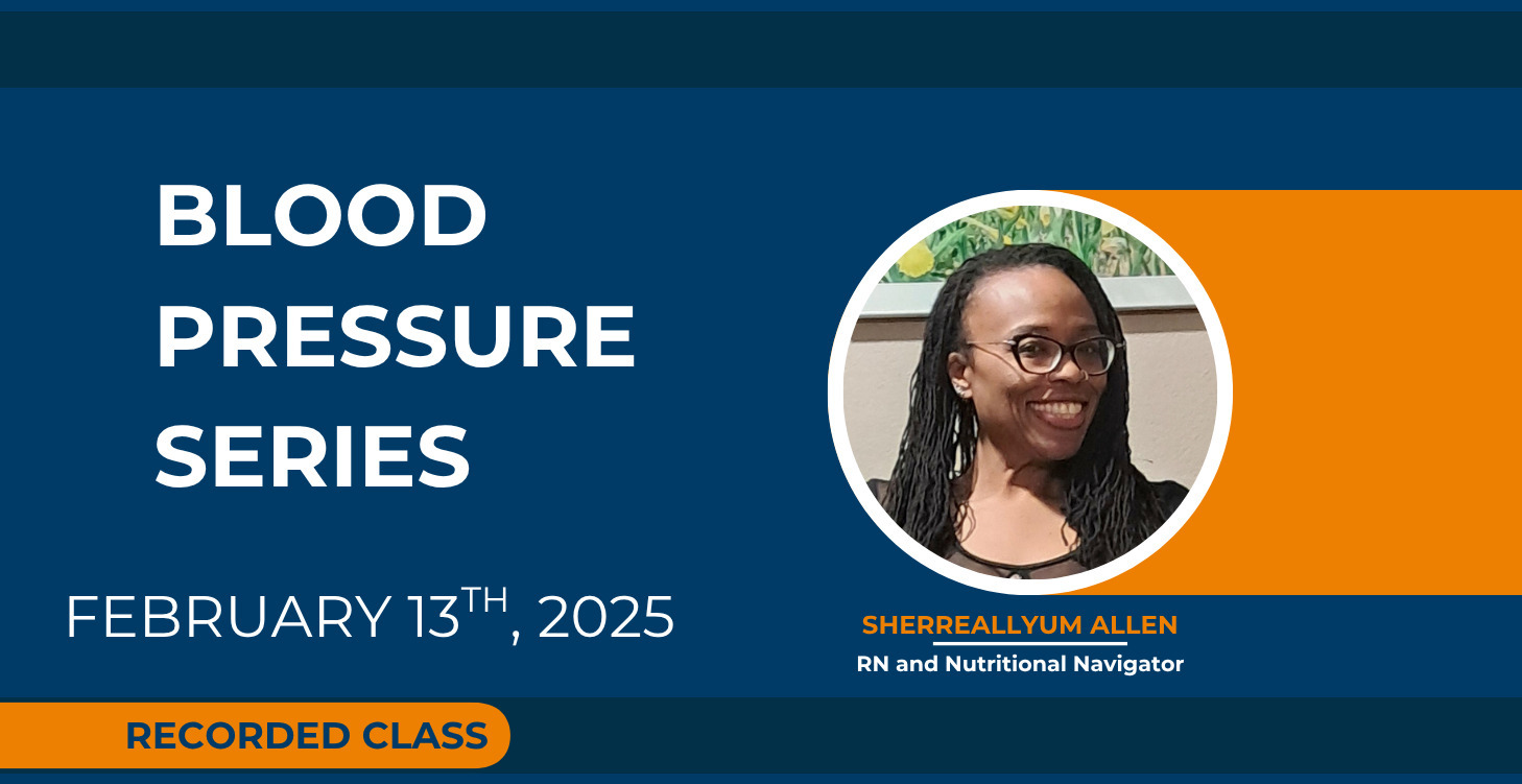 Navigating Blood Pressure Using Foods