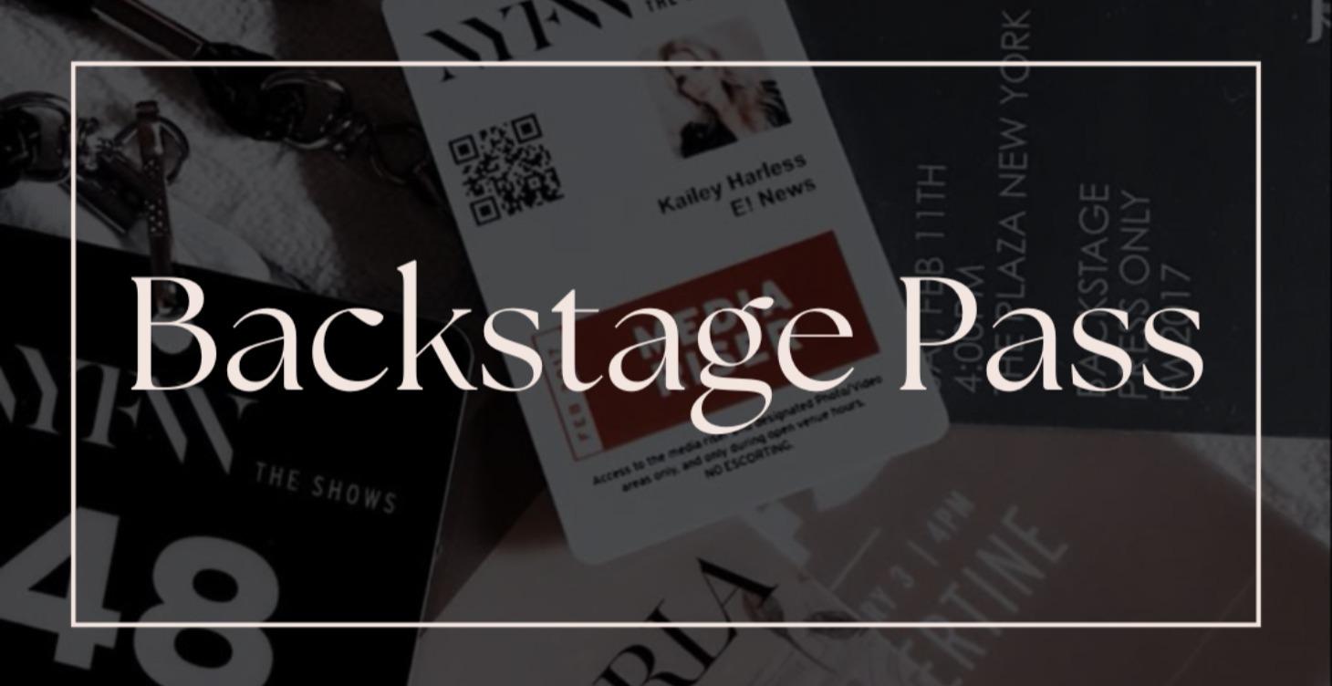 The Backstage Pass